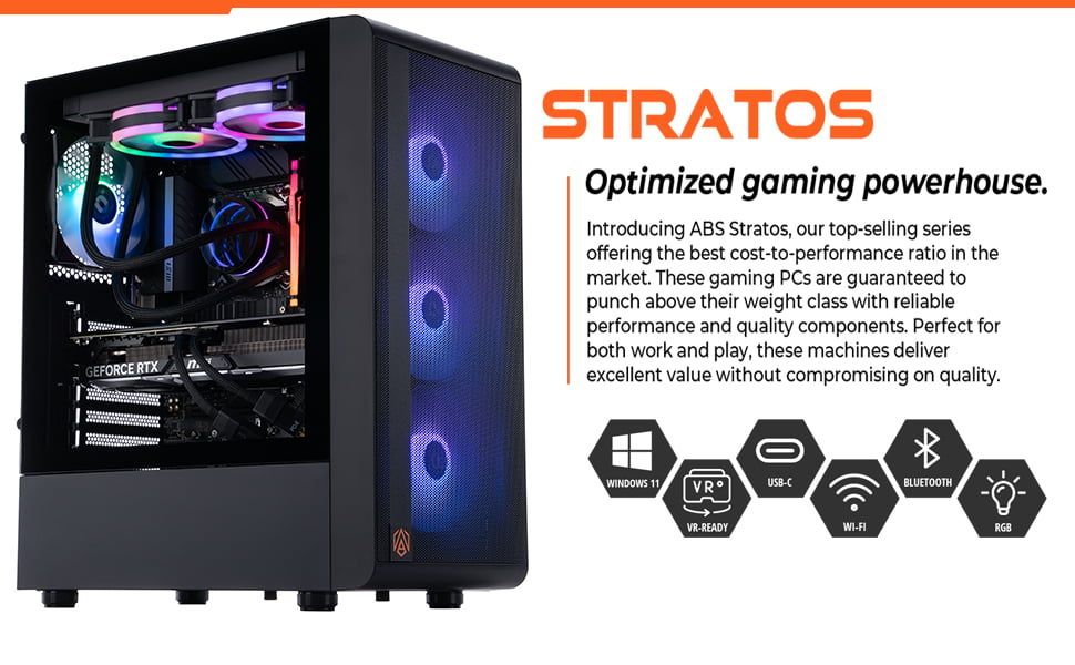 ABS Stratos Aqua High Performance Gaming PC